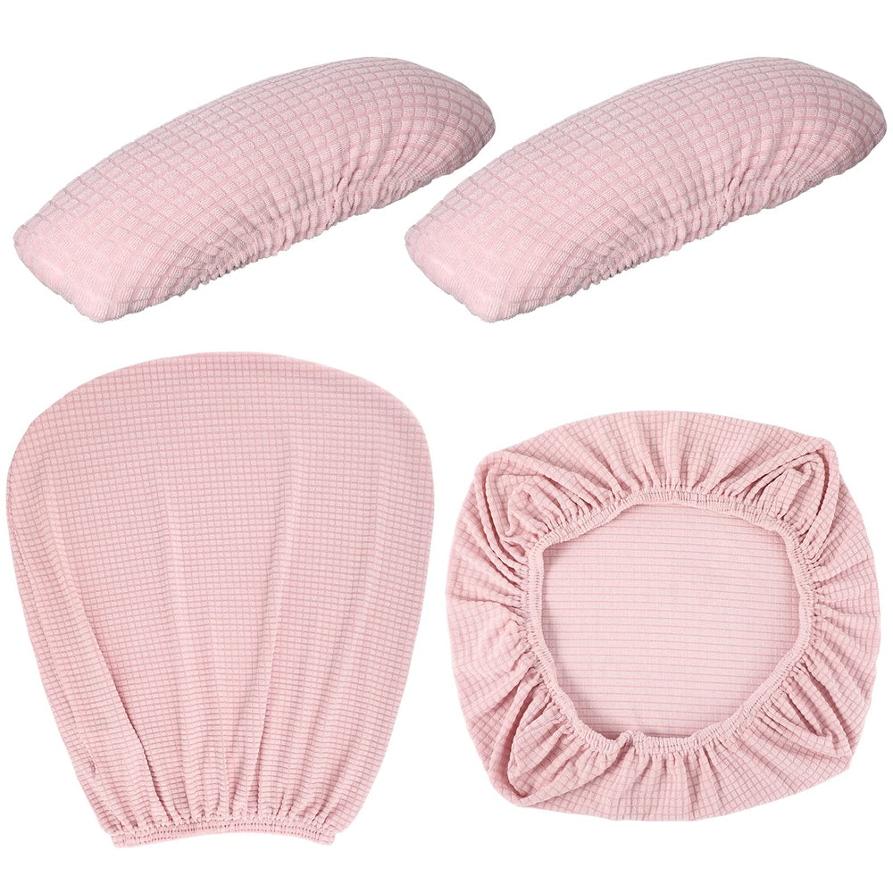 Tallew silla en home office con funda rosa palo elegante y práctica