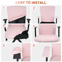 Tallew funda de respaldo ajustada que protege y decora la silla