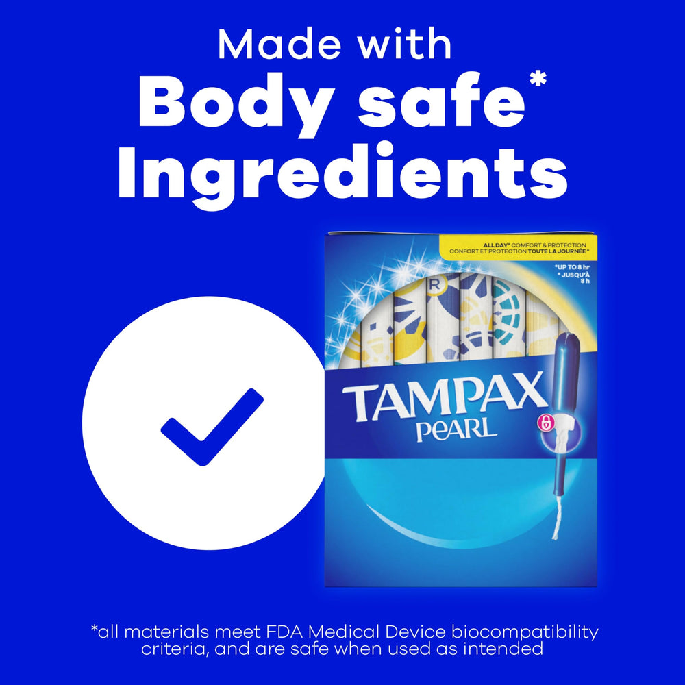 Tampax etiqueta OEKO‑TEX certificación para tranquilidad