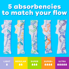 Tampax capa externa suave que facilita la extracción cómoda