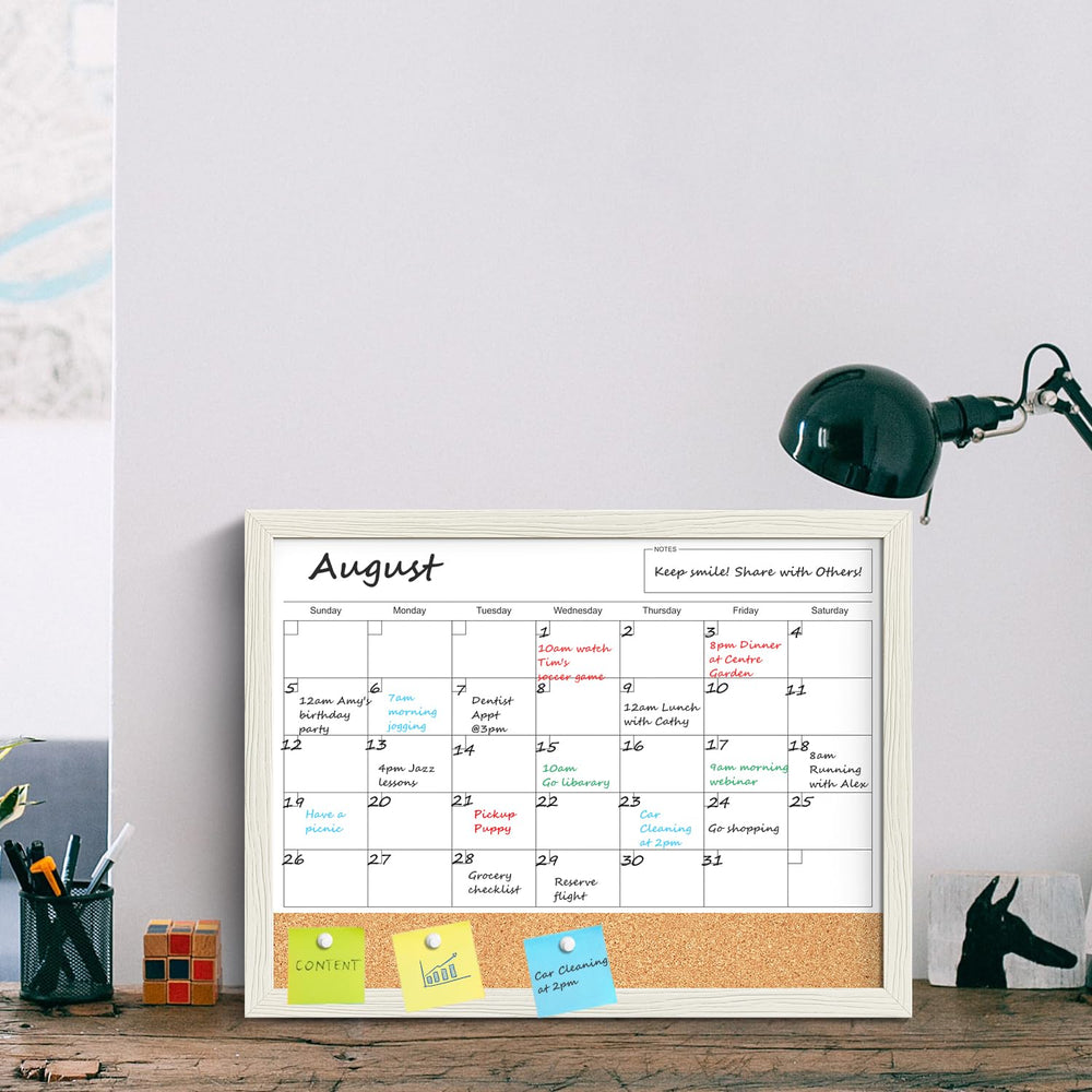 Tankee calendario colgado en cocina organiza horarios y comidas
