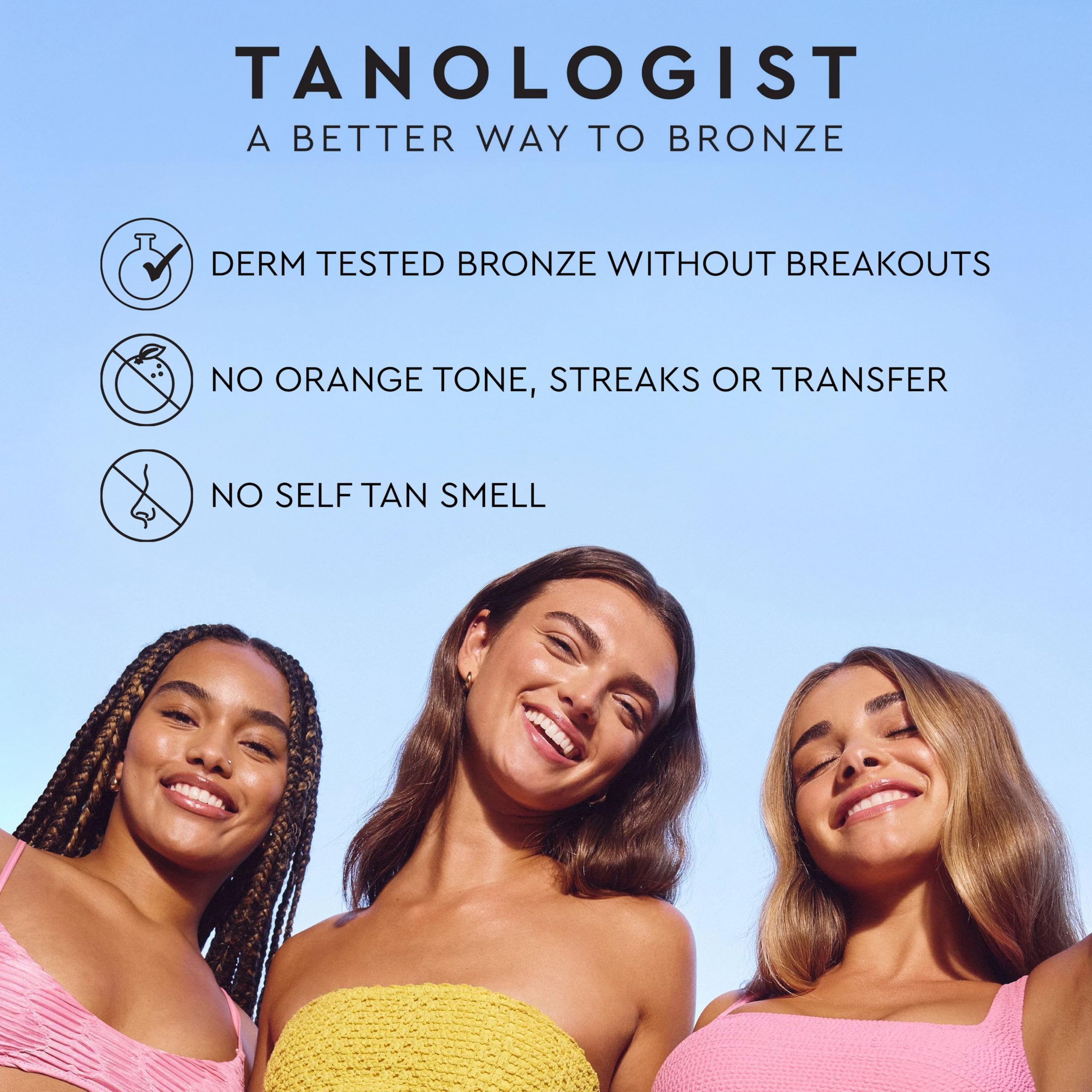 Tanologist resultado antes y después en pierna con efecto natural