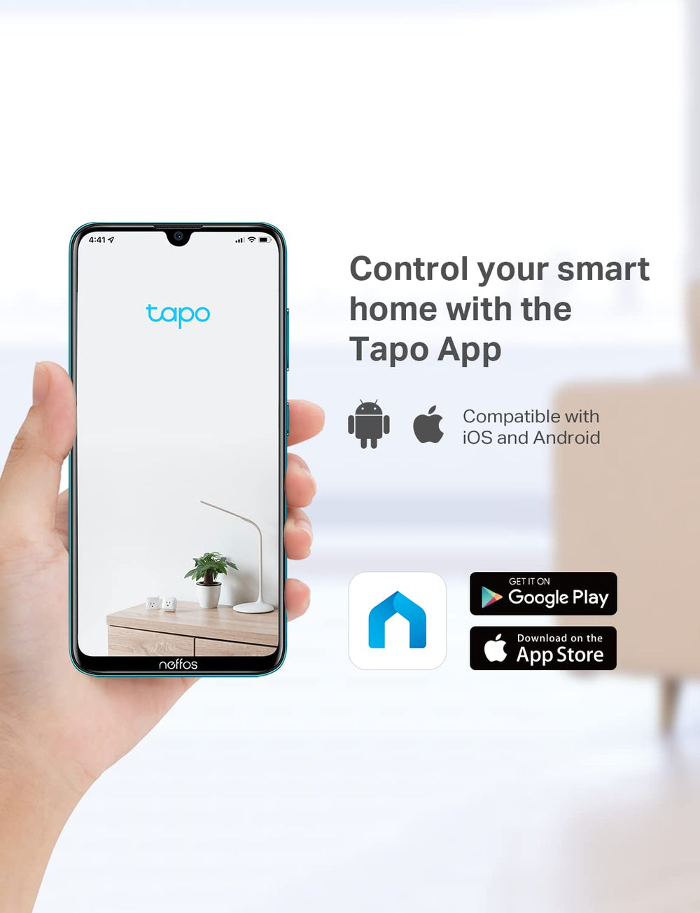 TP-Link Tapo C100 en pantalla con Alexa y Google para control por voz