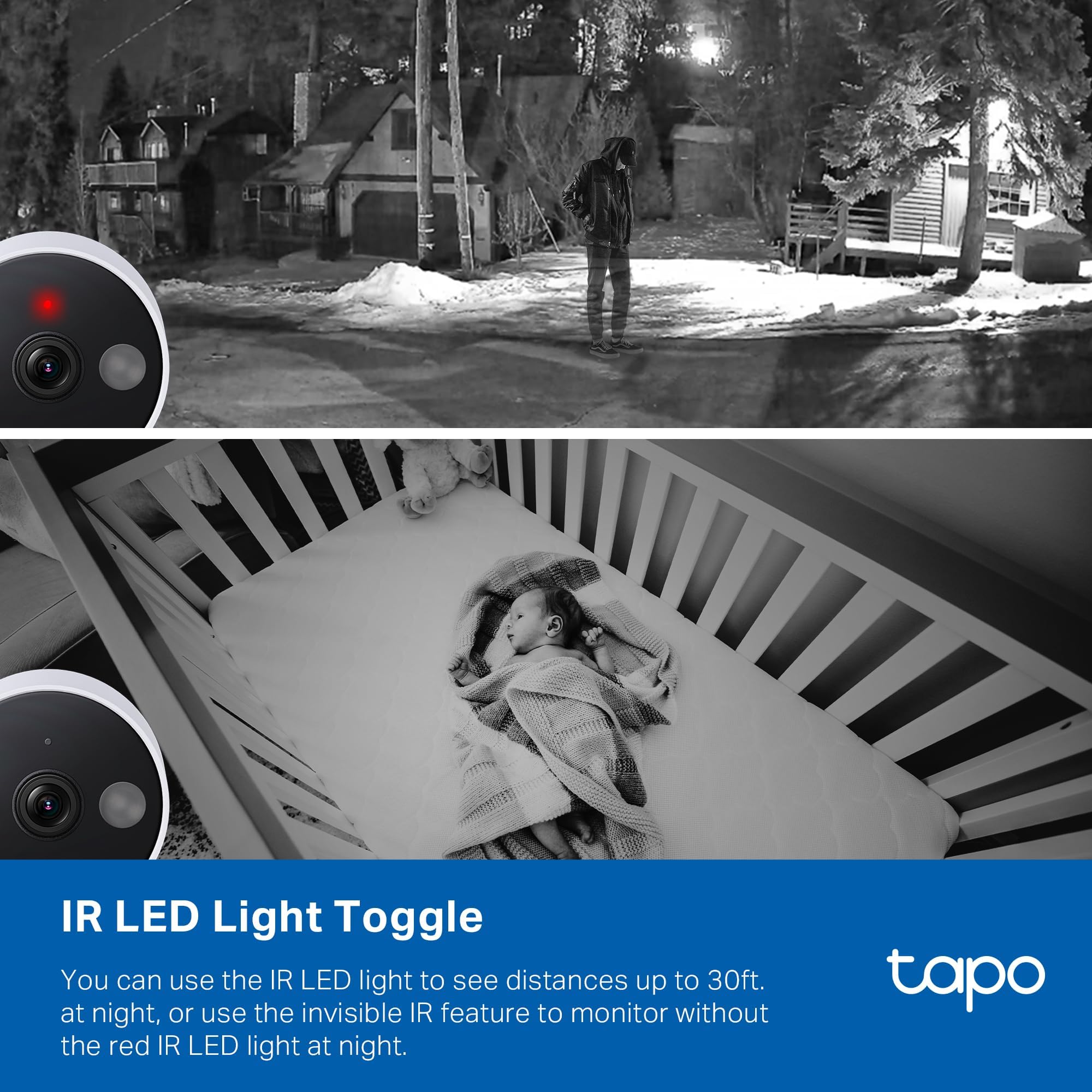Tapo C120 paquete con accesorios de montaje incluidos para instalación completa