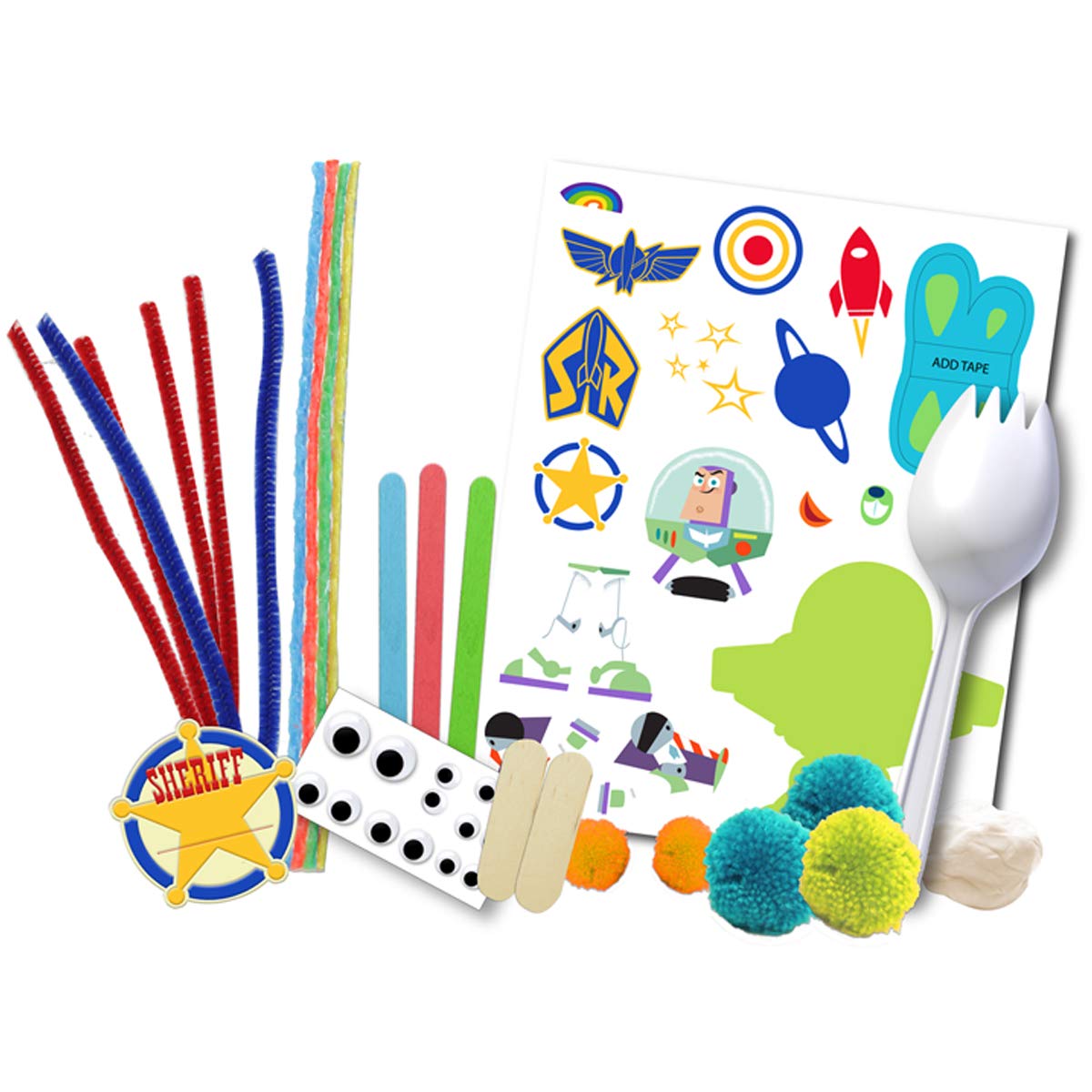 Tara Toys hojas para colorear con arte Disney Pixar y detalles claros