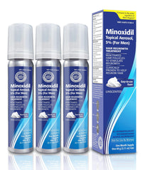 TARO envase frontal de minoxidil 5% espuma mostrando etiqueta clara y tamaño