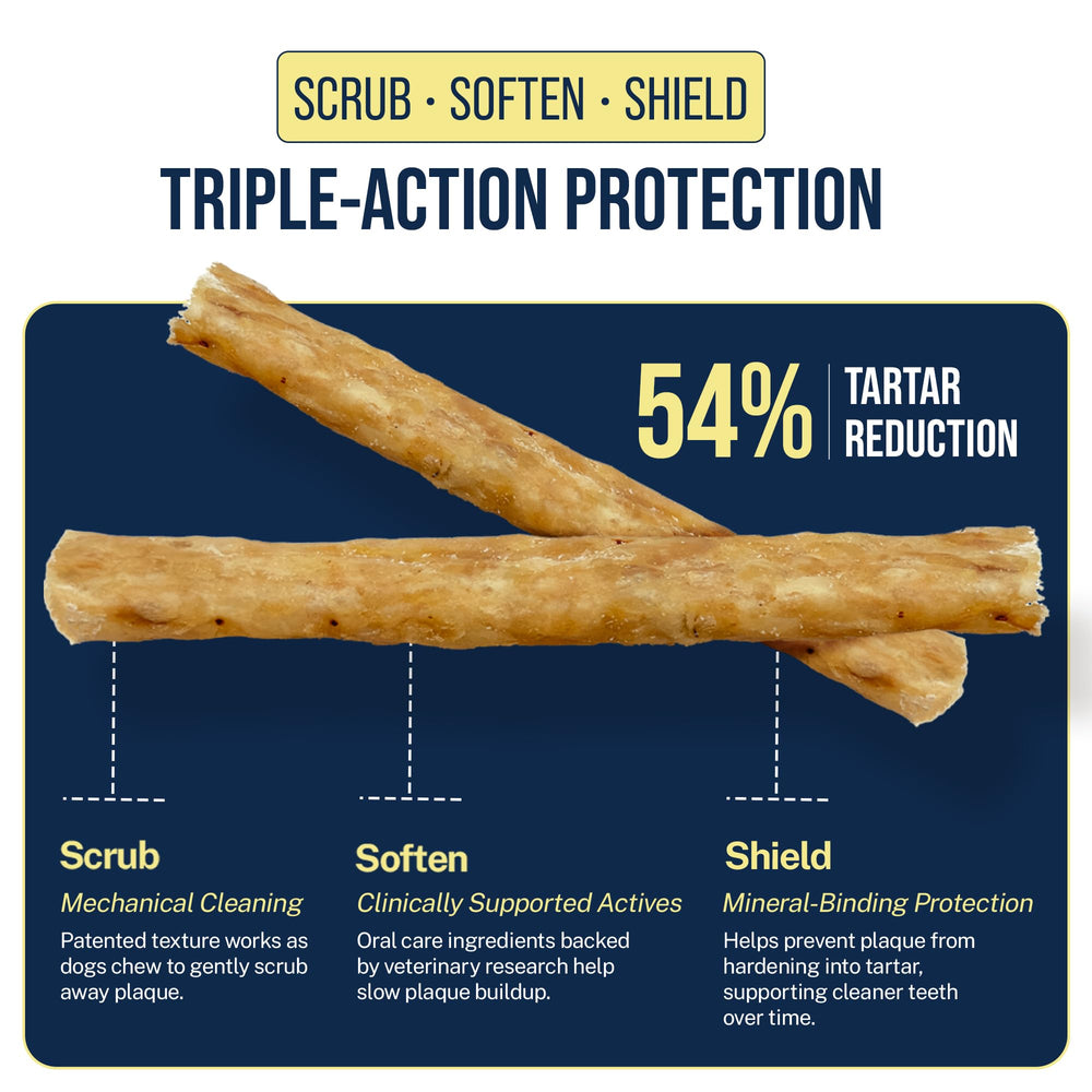 Tartar Shield etiqueta con sodium tripolyphosphate y cetyl pyridinium chloride
