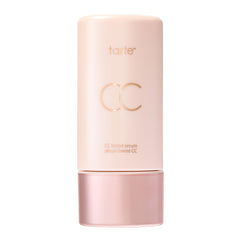 tarte envase frontal del CC tinted serum mostrando diseño y beneficio de adaptación