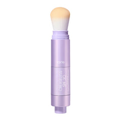 tarte creaseless frontal del envase mostrando diseño práctico y protección SPF