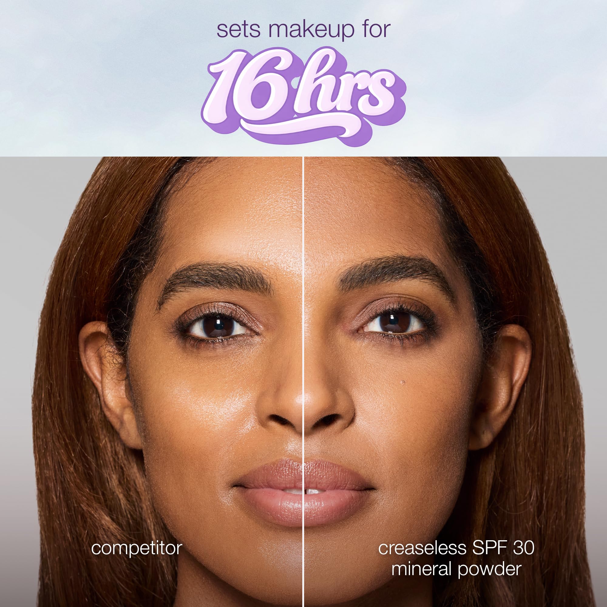 tarte creaseless textura en primer plano mostrando acabado sedoso y difuminante