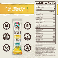 Taste Salud primer plano del polvo con textura fina y solubilidad