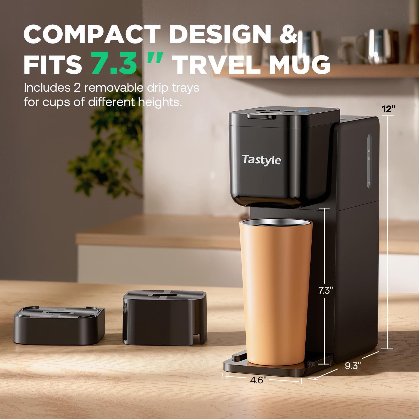Tastyle filtro reutilizable y portacápsulas K-cup mostrando versatilidad