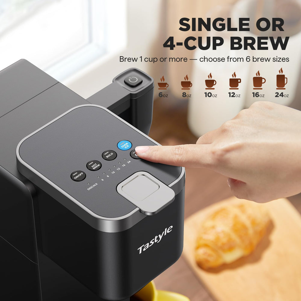 Tastyle portacápsulas y filtro reutilizable para café molido listos para usar