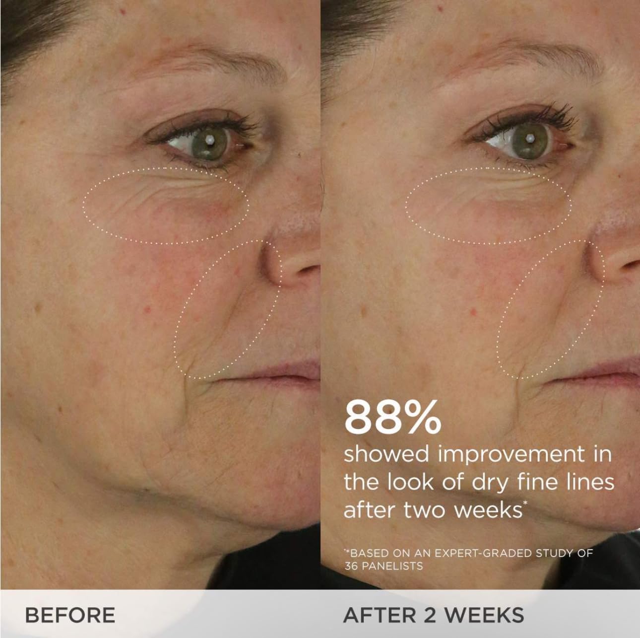 TATCHA etiqueta del producto con información de ácido hialurónico y beneficios