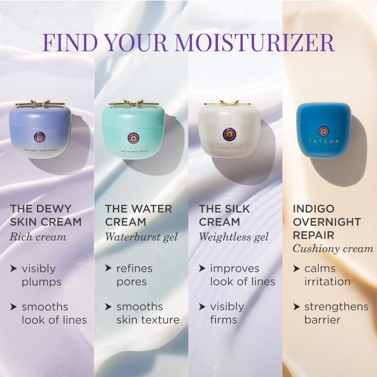 TATCHA primer plano del concentrado Hadasei-3 sugiriendo antioxidantes y brillo