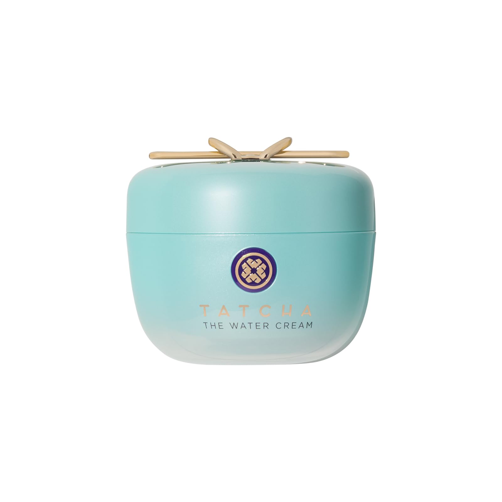 TATCHA envase frontal mostrando diseño elegante y beneficios hidratantes