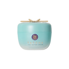 TATCHA envase frontal mostrando diseño elegante y beneficios hidratantes