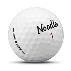 TaylorMade NOODLE LONG & SOFT primer plano de la cubierta iothane, resalta durabilidad y tacto suave