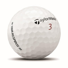 TaylorMade primer plano de superficie y hoyuelos para control aerodinámico