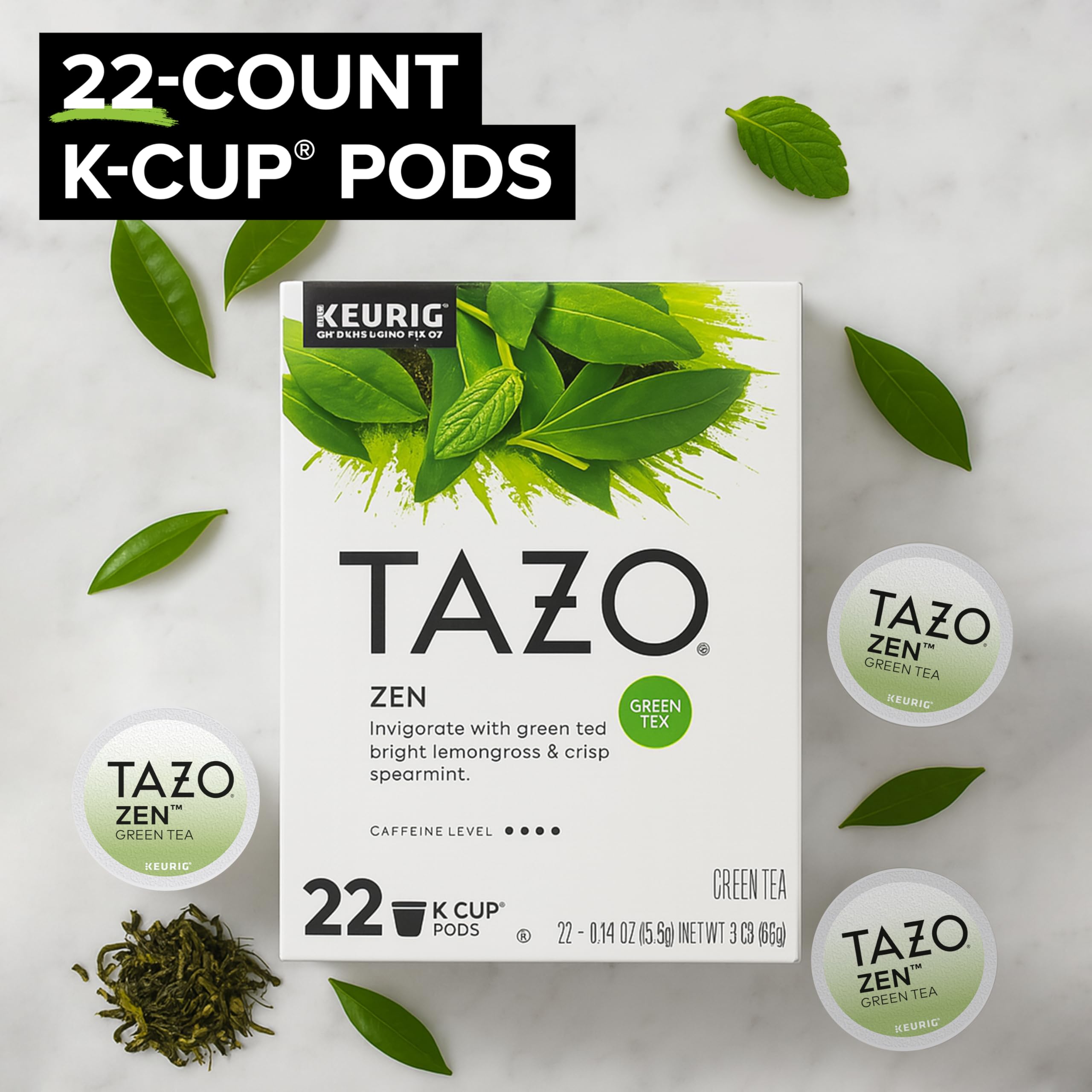 TAZO cápsula K-Cup detalle que facilita preparación sin esfuerzo