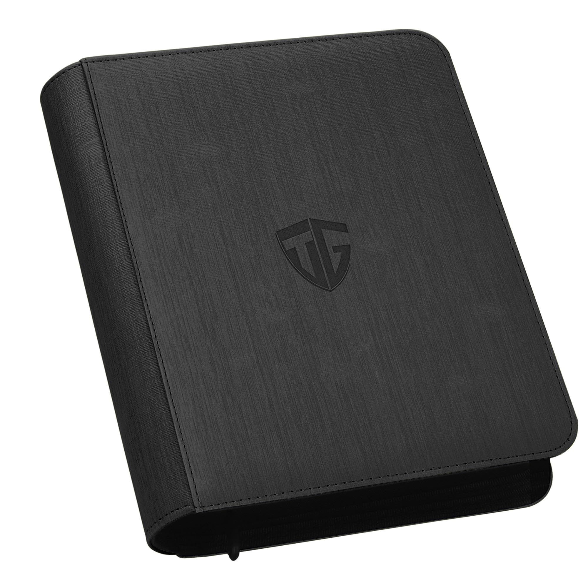 TCGUARD portada de la carpeta negra mostrando diseño y protección