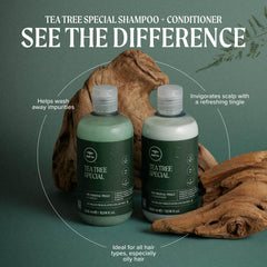 Tea Tree envase de aluminio reutilizable que reduce residuos y es duradero