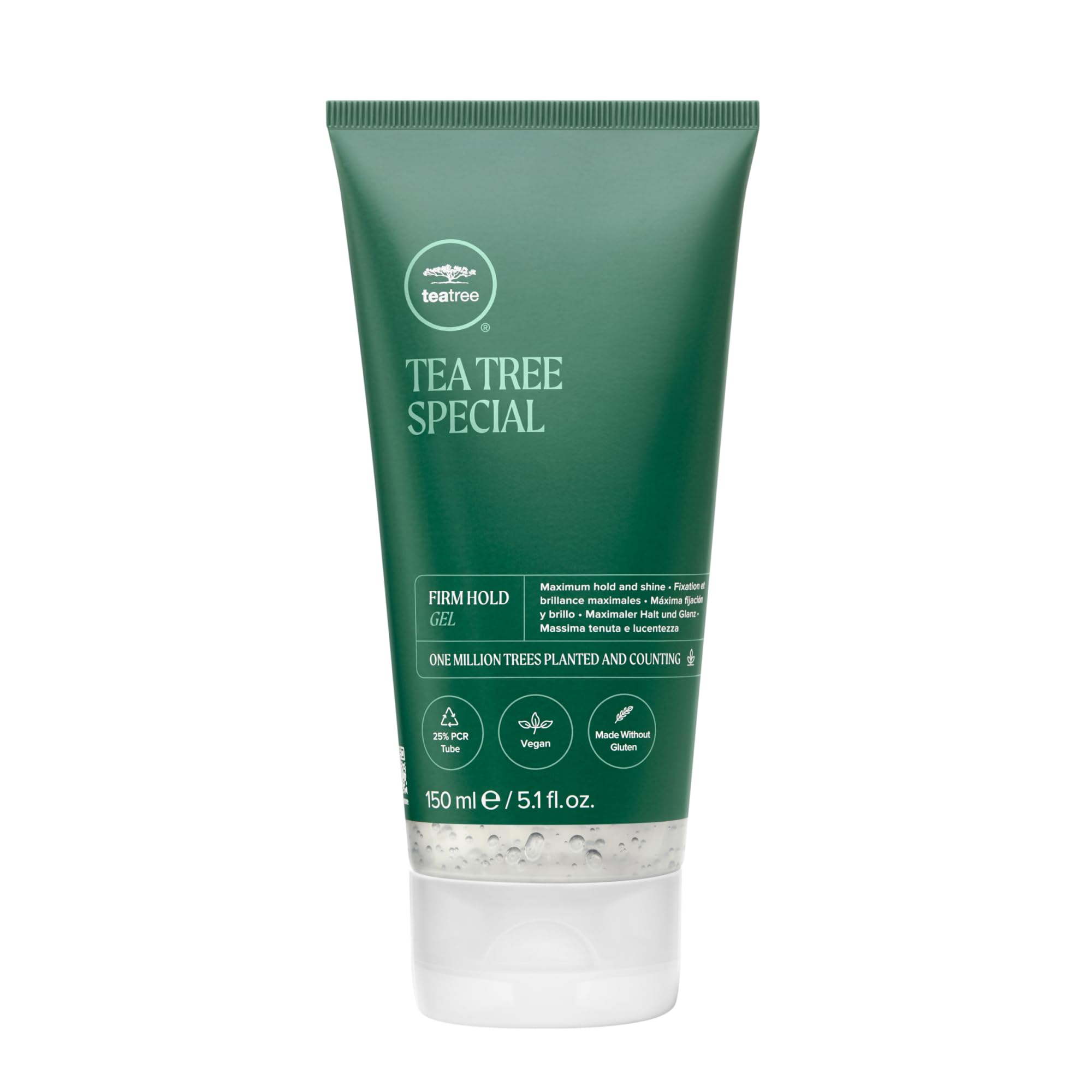 Tea Tree frente del envase mostrando el diseño y beneficio de fijación