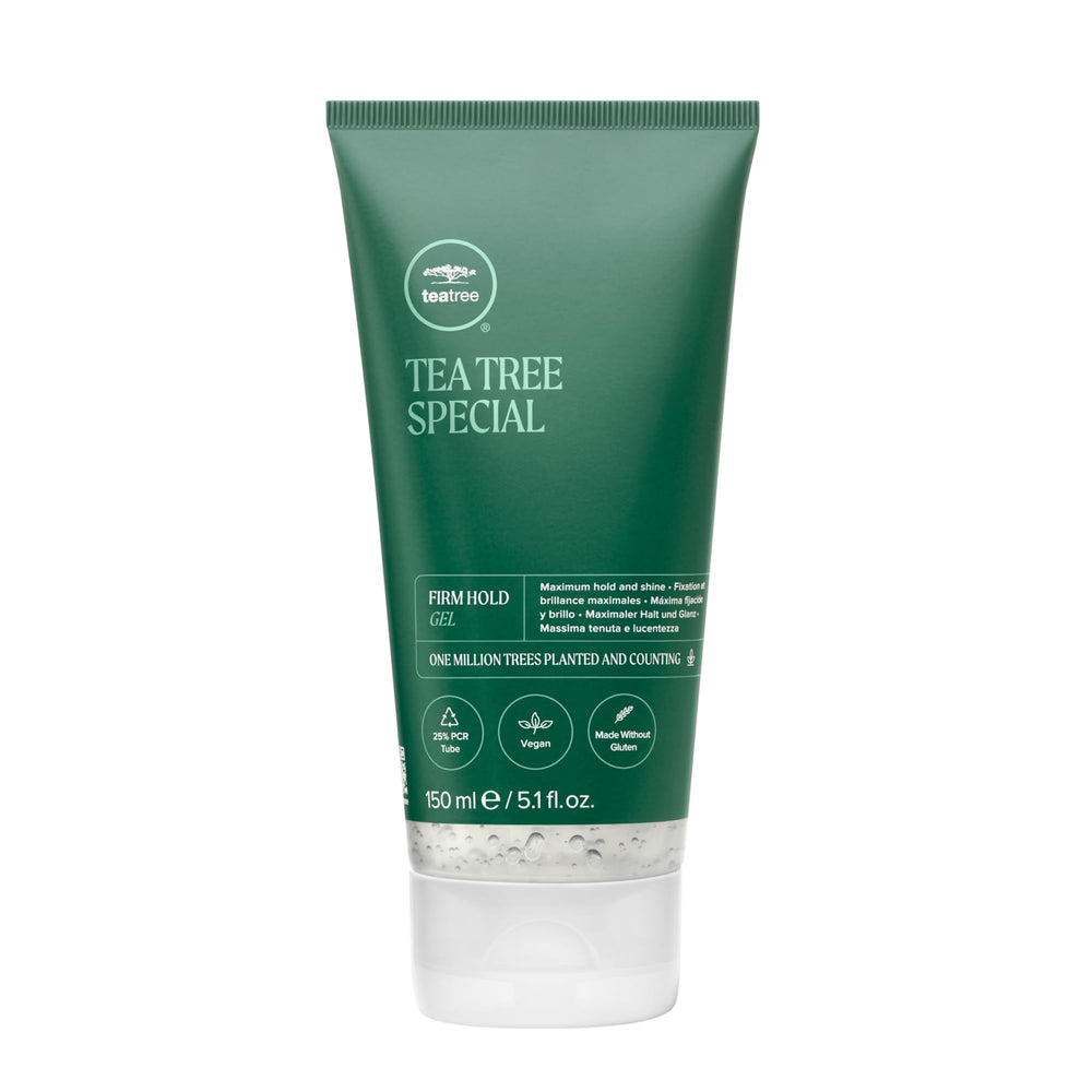 Tea Tree frente del envase mostrando el diseño y beneficio de fijación