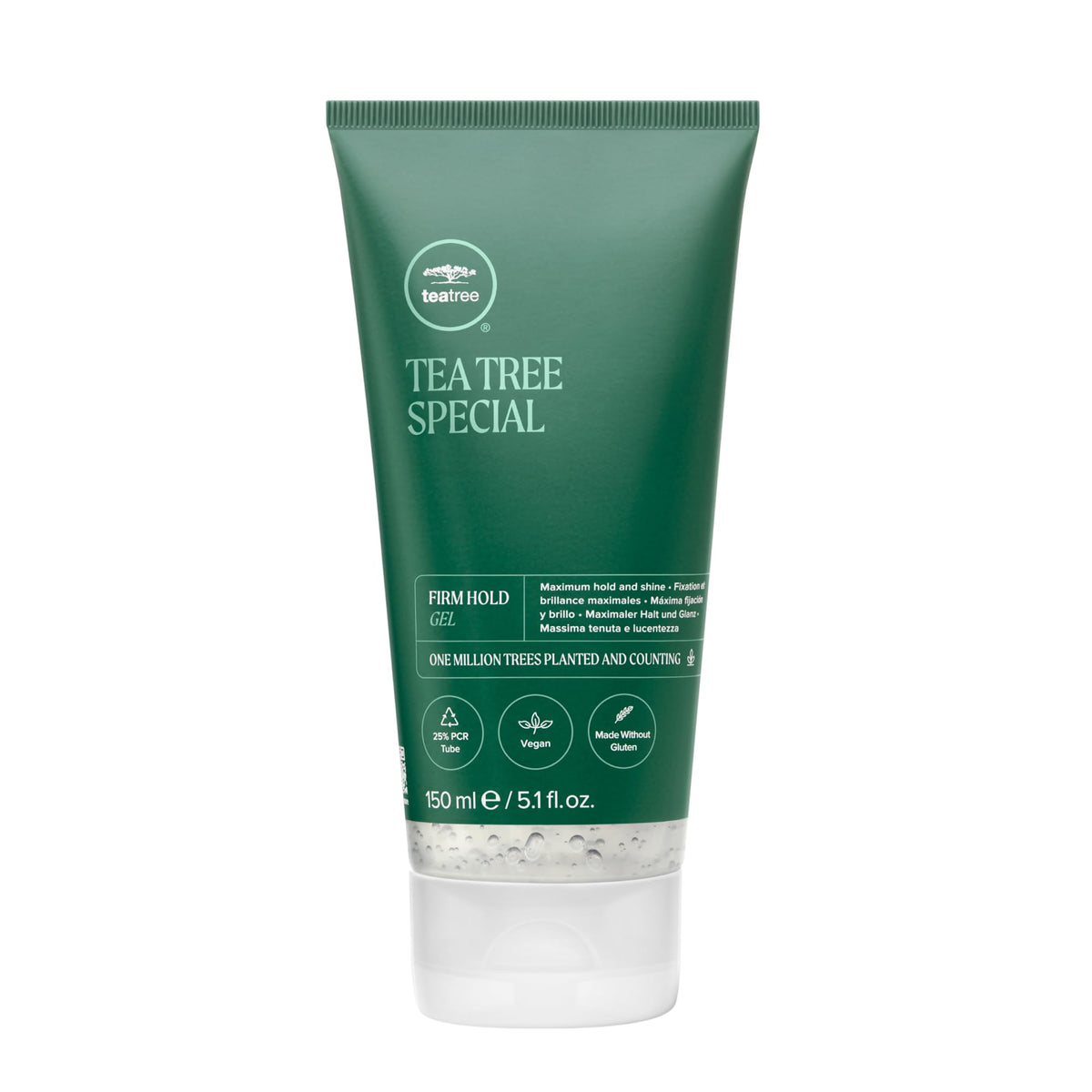 Tea Tree frente del envase mostrando el diseño y beneficio de fijación
