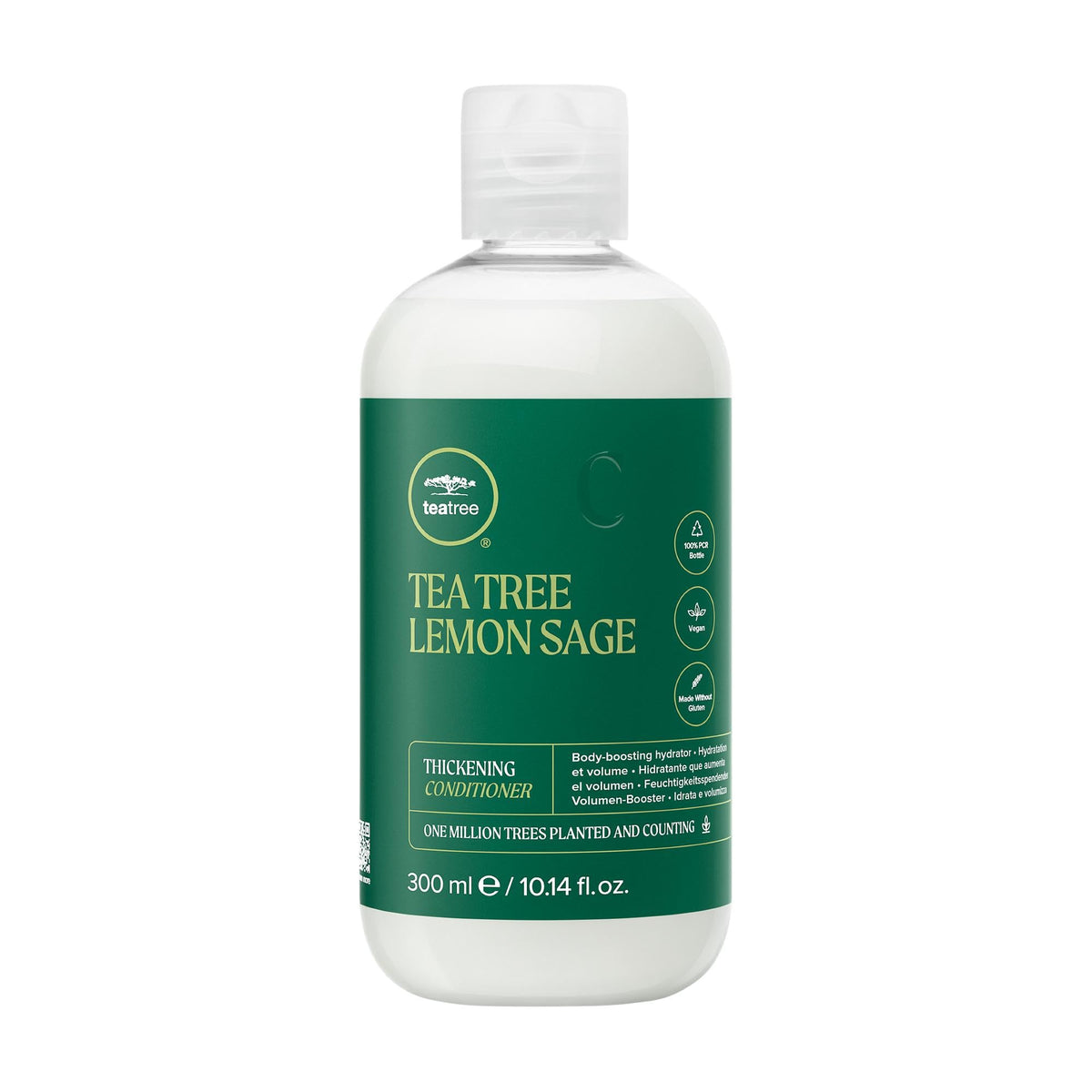 Tea Tree frontal del envase mostrando etiqueta y volumen