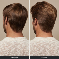 Tea Tree peinado quiff terminado con brillo y fijación flexible