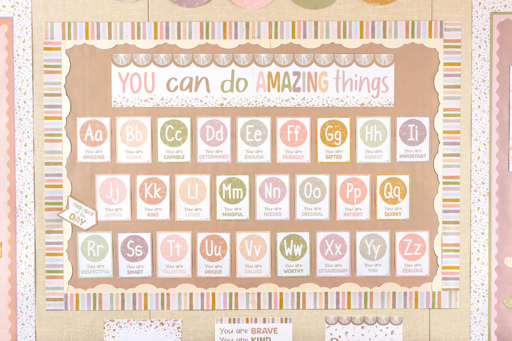 Teacher Created Resources grapas y cinta fijando elementos sin agujeros visibles