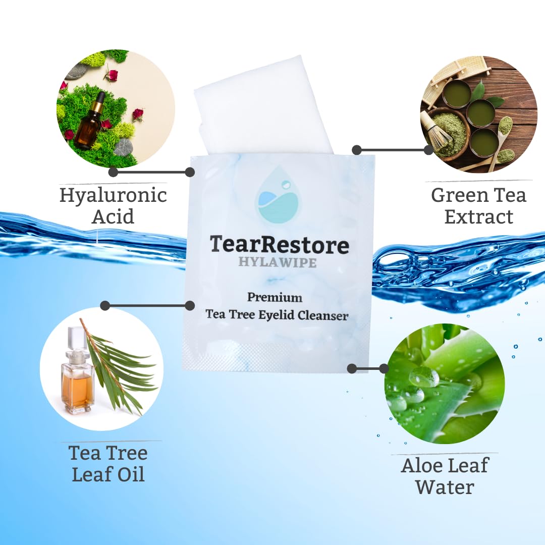 TearRestore sobre individual abierto mostrando higiene y portabilidad