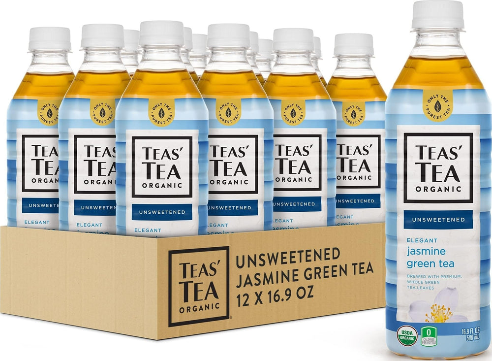 Teas' Tea imagen frontal de botella pack de 12, práctico y sin azúcar