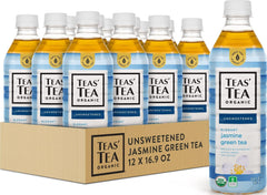 Teas' Tea imagen frontal de botella pack de 12, práctico y sin azúcar
