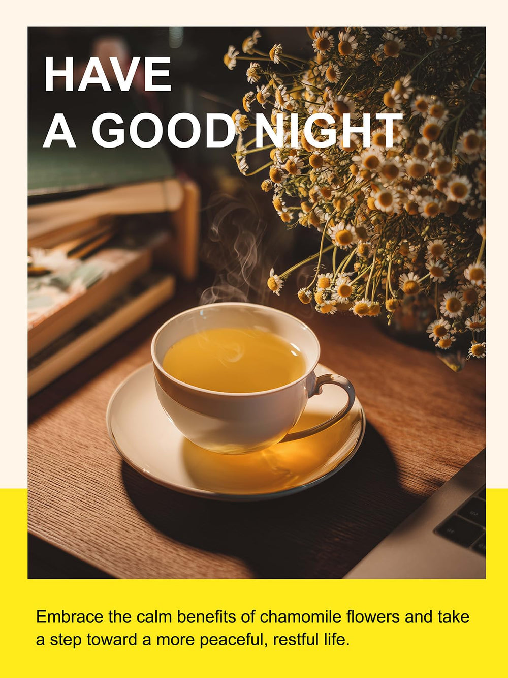 TeeLux infusión en ambiente relajado, taza para descanso nocturno