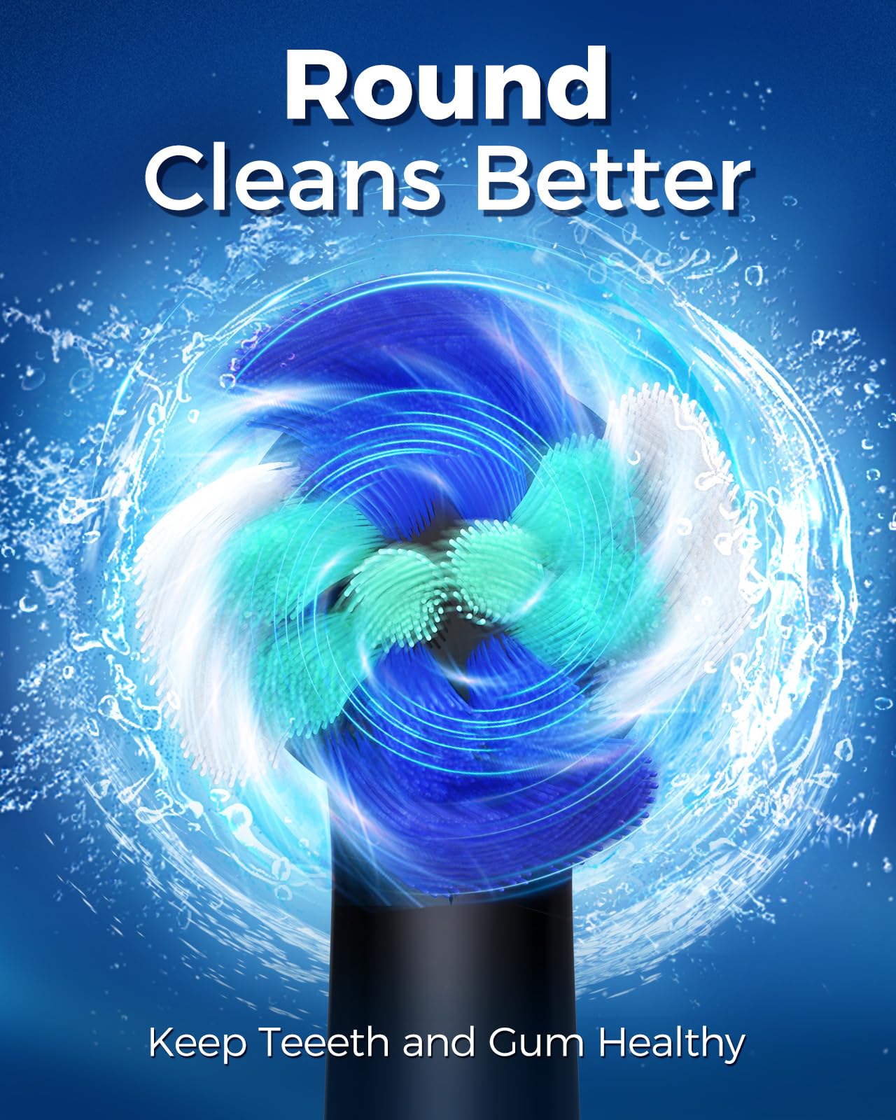 TEETHEORY detalle de cerdas Dual Clean mostrando limpieza especializada