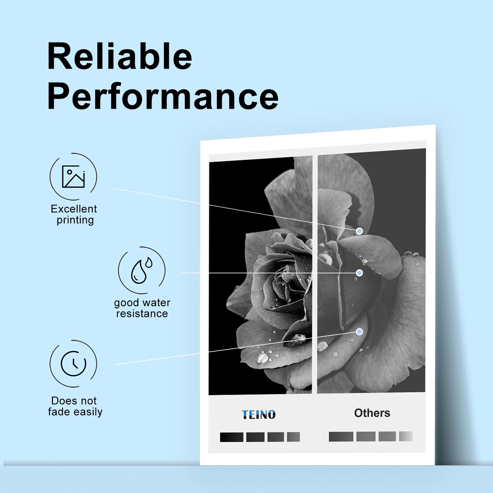 TEINO cartridge installed in compatible HP printer demonstrating fit