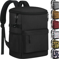 Tenot mochila nevera frontal mostrando capacidad y cierre seguro