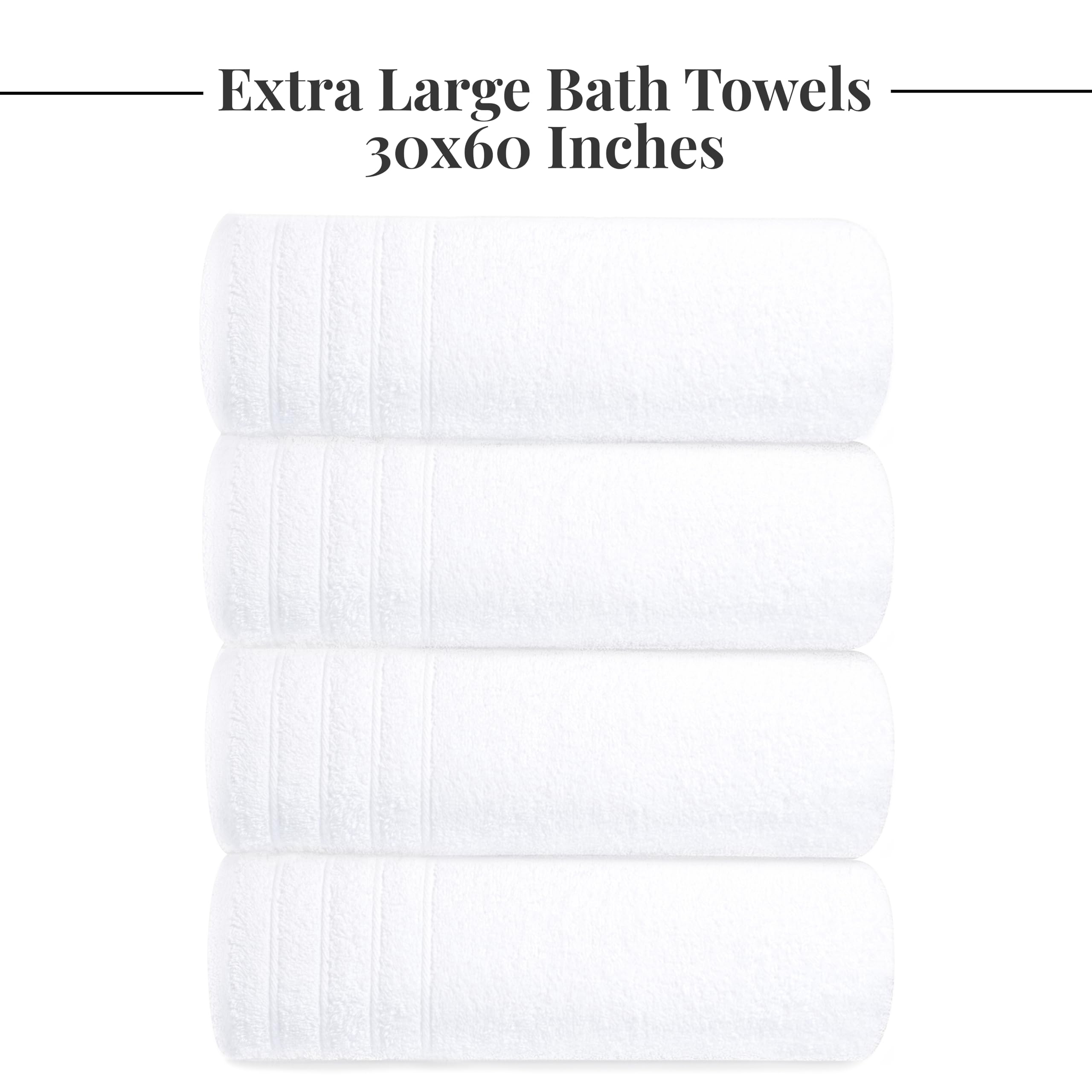 Tens Towels detalle del borde y etiqueta que indica calidad robusta