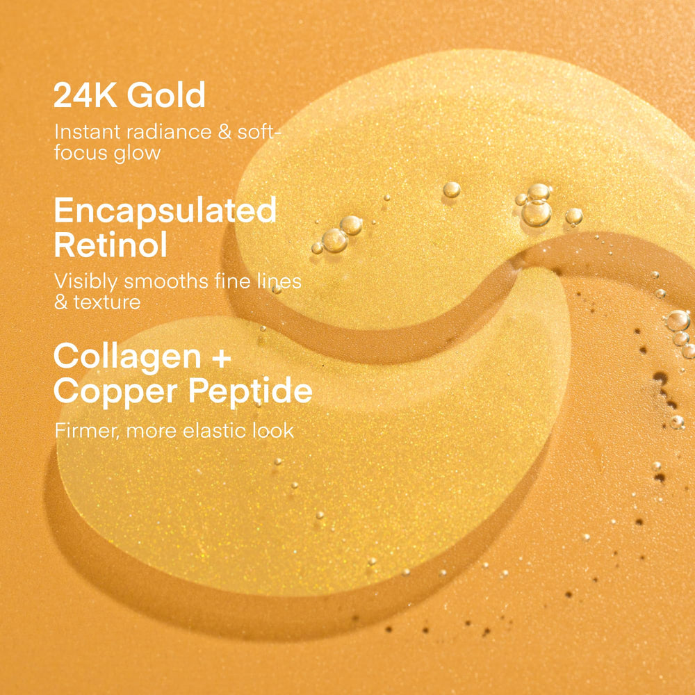 TEREZ & HONOR hydrogel mask texture detail showing cushiony, non-slip surface