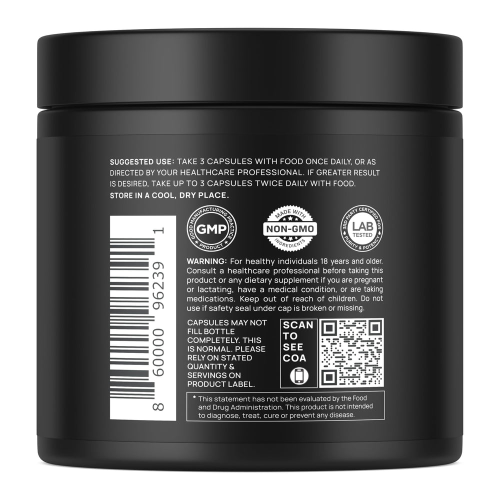 TERRA ELMNT certificado de análisis de laboratorio que destaca pureza