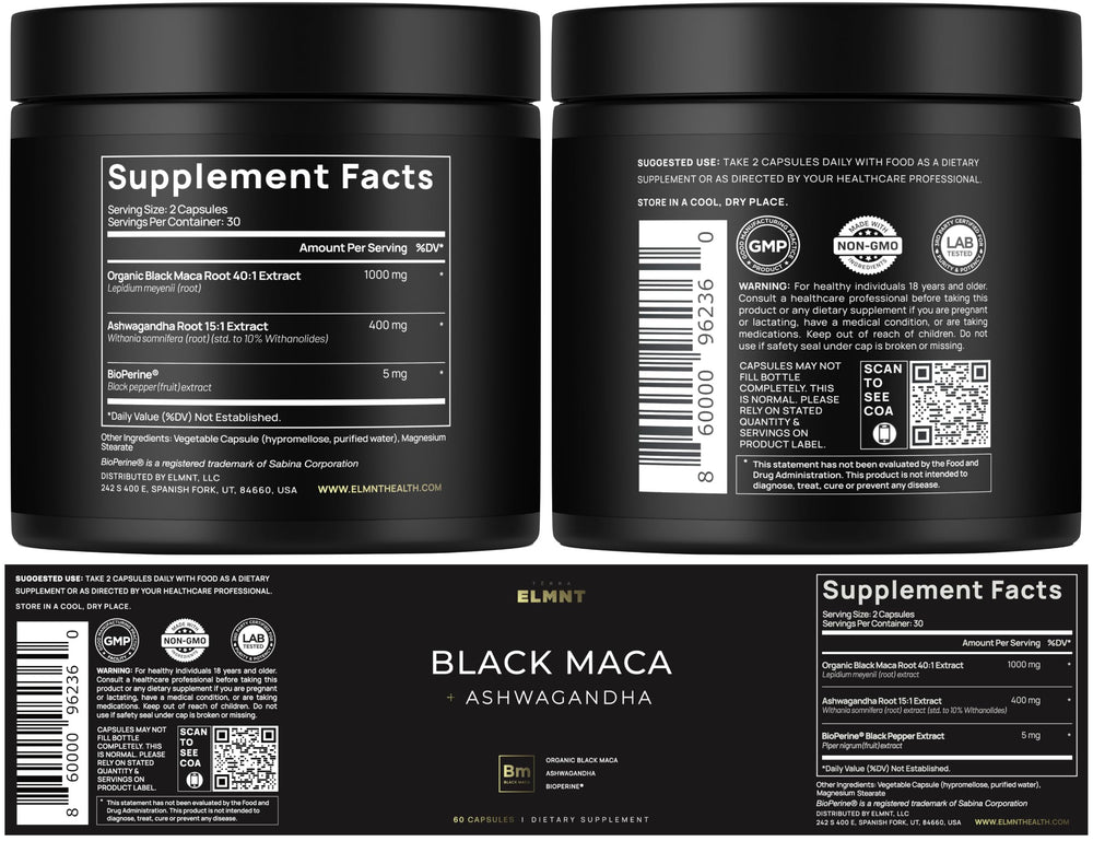 TERRA ELMNT suplemento en uso con desayuno para mejor absorción