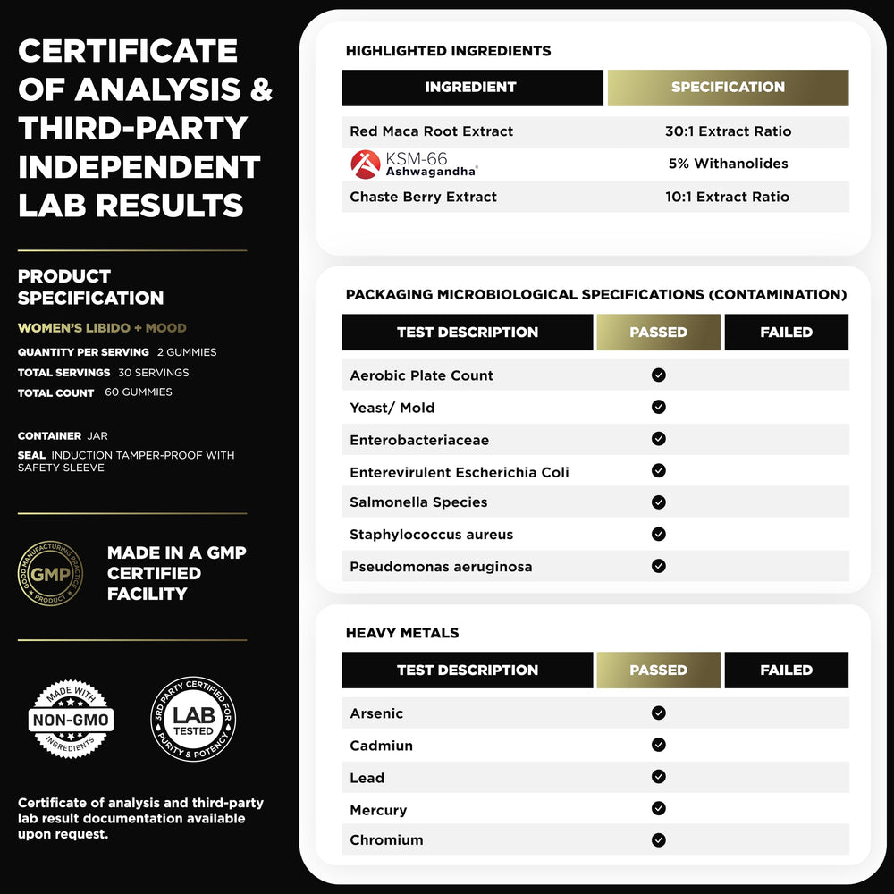 TERRA ELMNT etiqueta con lista de ingredientes y dosis claras