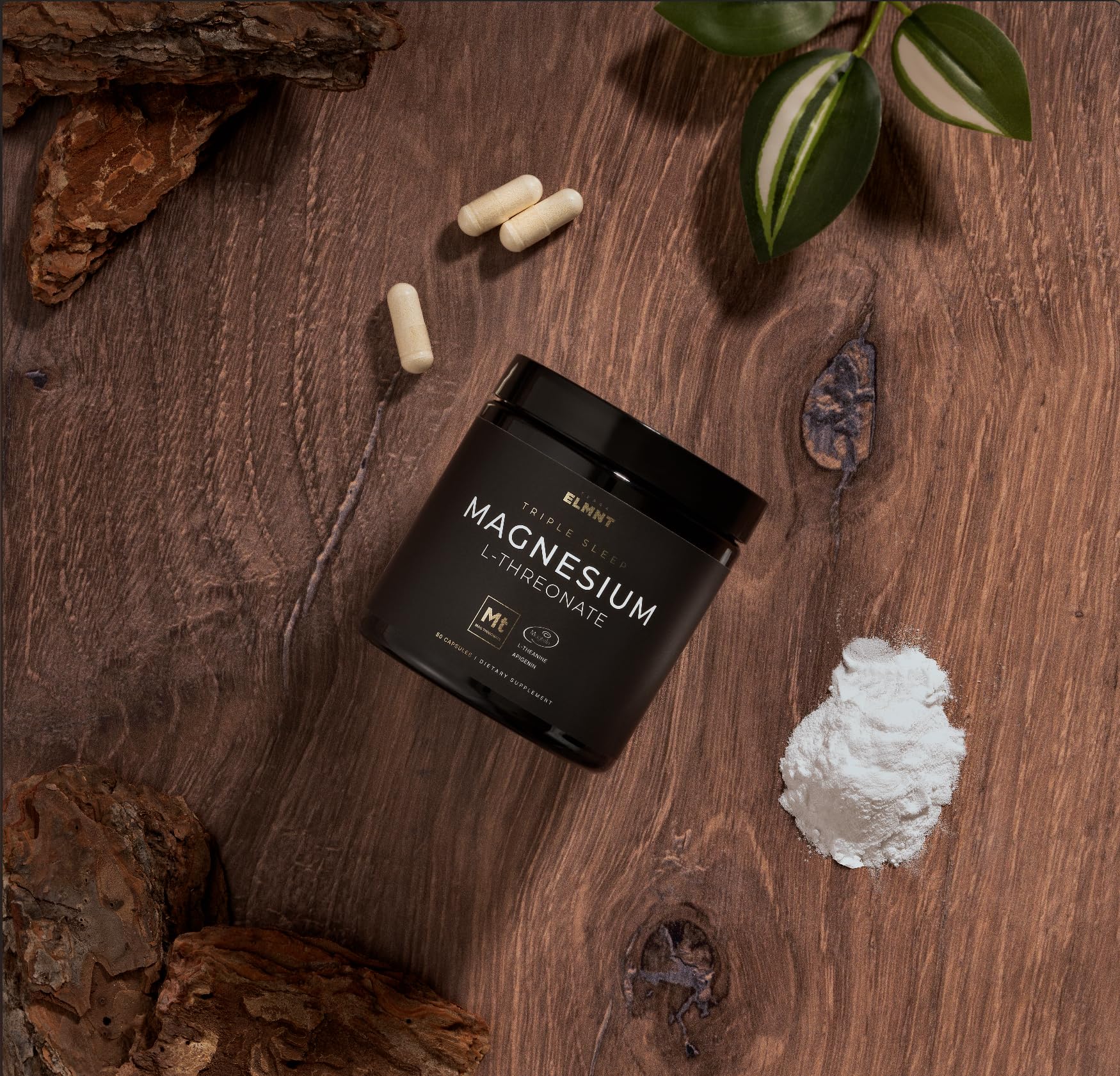 TERRA ELMNT etiqueta nutricional legible que muestra ingredientes