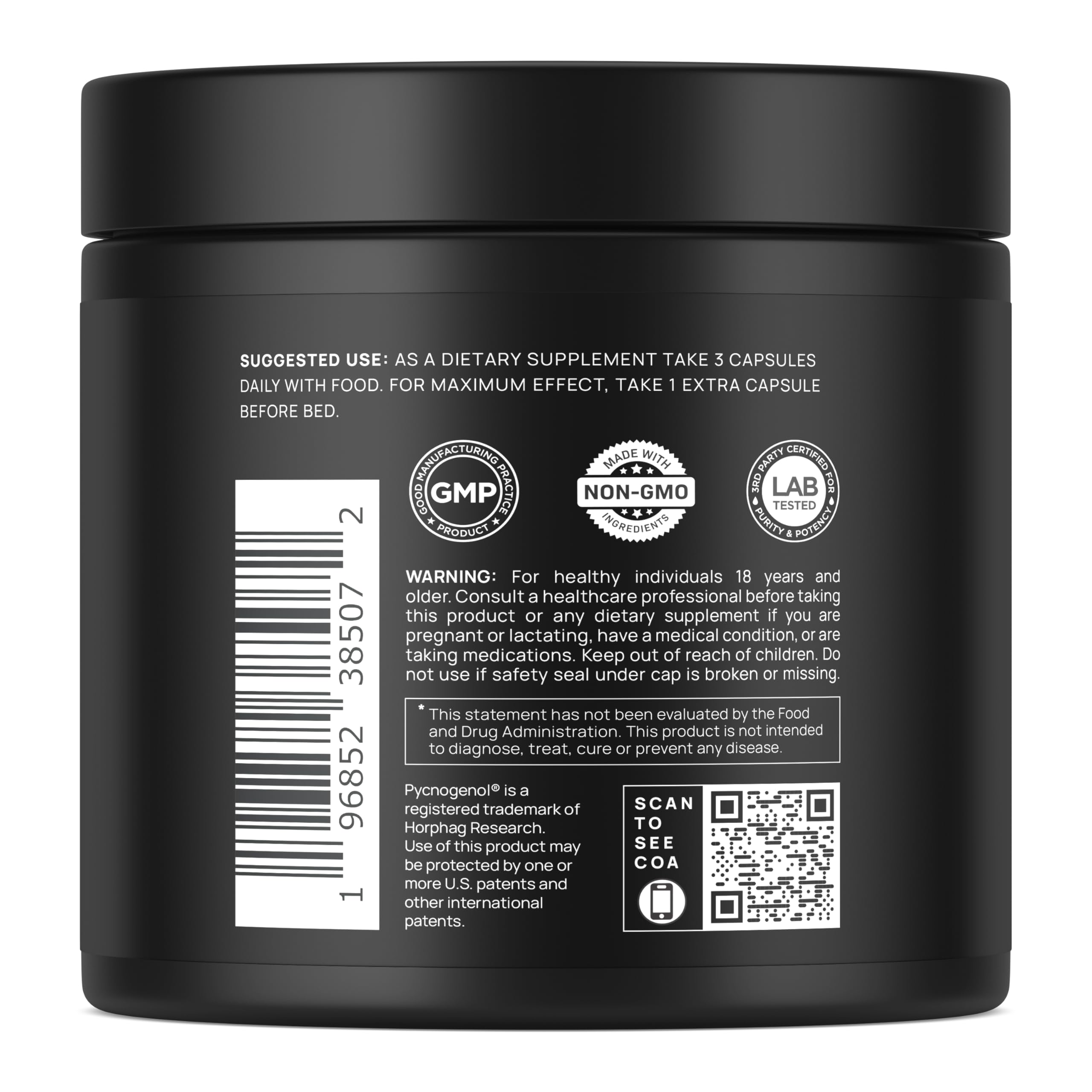 TERRA ELMNT disposición de ingredientes clave, destaca fórmula 8X concentrada