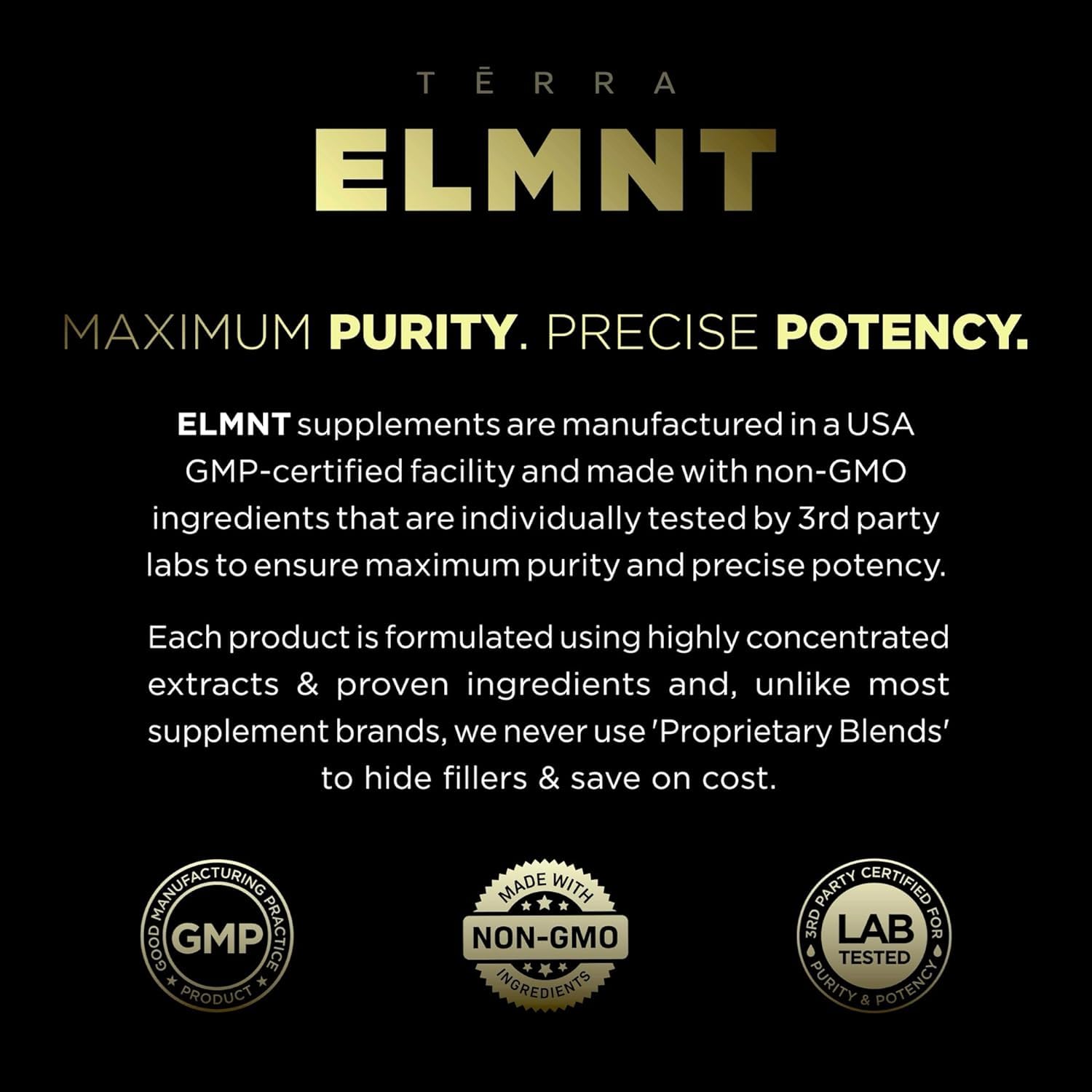 TERRA ELMNT polvo de maca roja para destacar extracto 30x