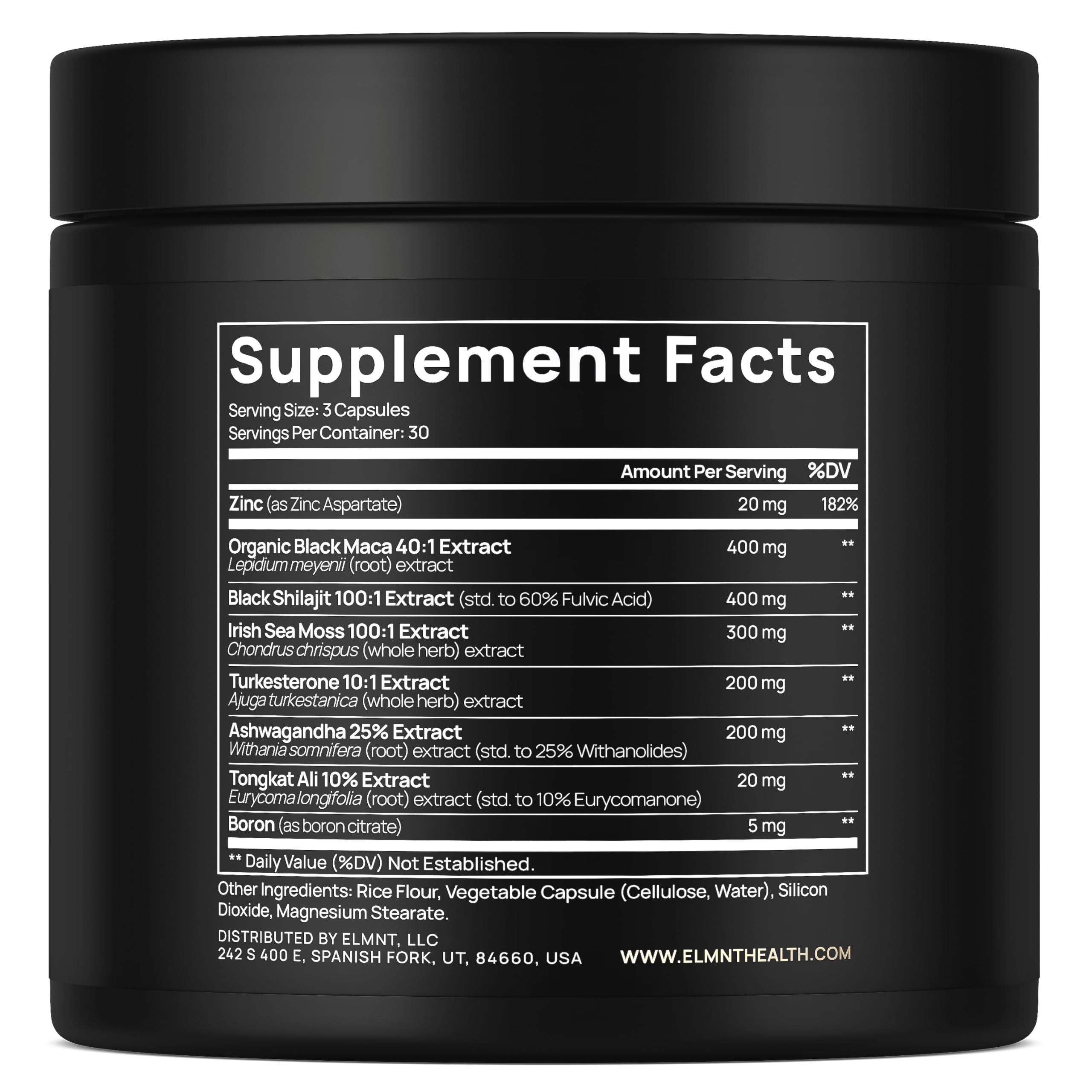 TERRA ELMNT shilajit concentrado en crudo indicando biodisponibilidad