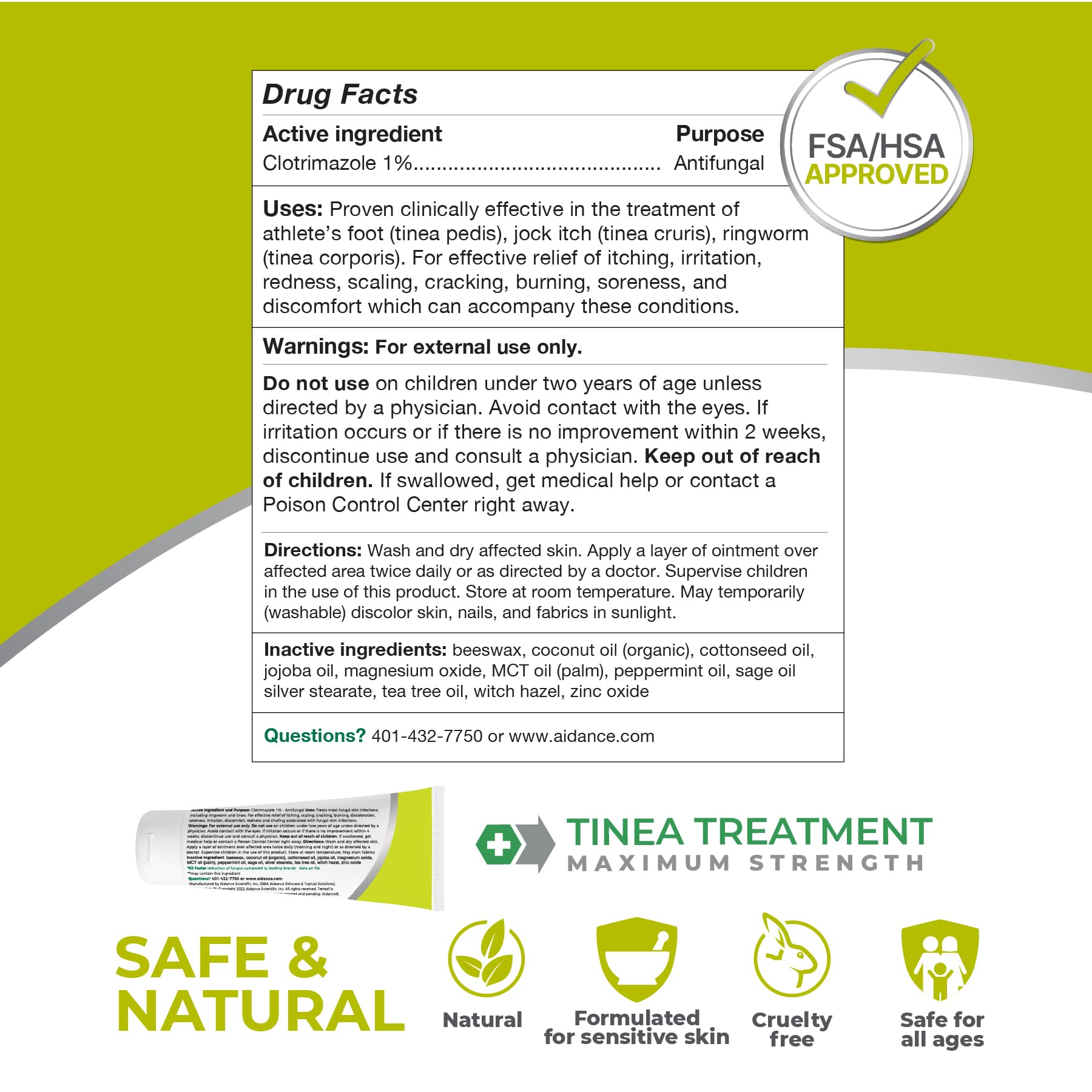dos tubos terrasil comparando tamaños para elegir según extensión de infección