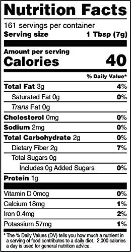 Terrasoul Superfoods primer plano de textura molida fina, fácil mezcla en recetas